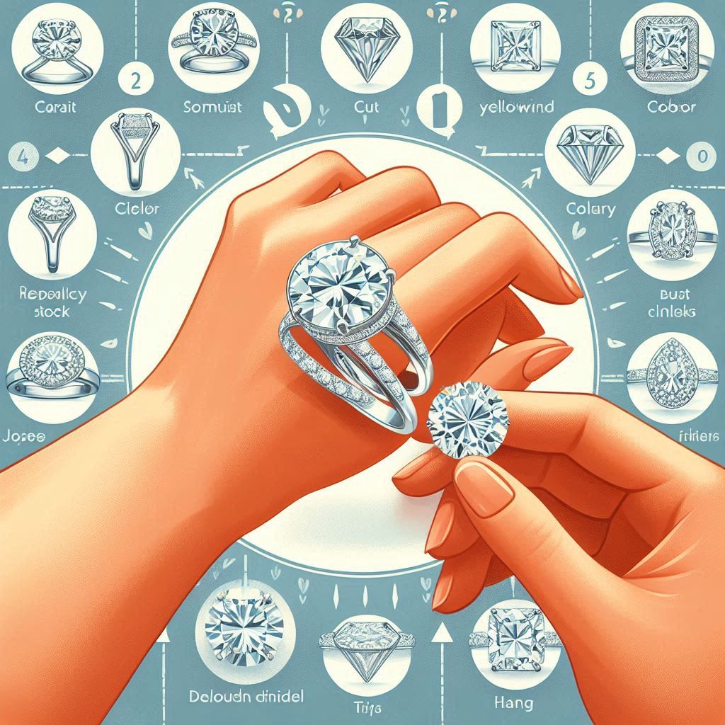 Как выбрать идеальное кольцо с бриллиантом иллюстрация